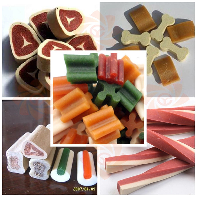 Automatic Pet Dog Treats Dental Chews Snack Food Extruder Processing Machine Production Line