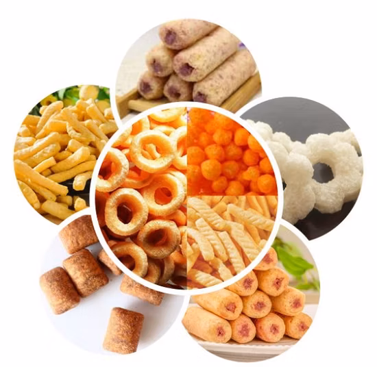 Automatic High Capacity Twin Screw Food Snack Puff Extruder