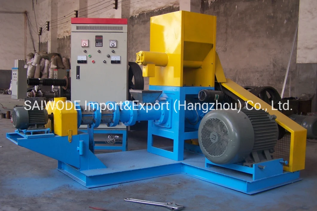 60-80kg/H Food Grade Dry Dog Cat Floating Fish Feed Extruder Machine