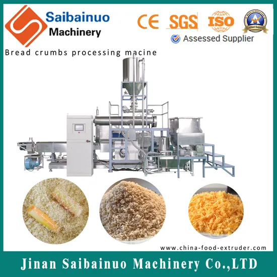 Full Automatic Panko Bread Crumbs Making Machine Processing Line