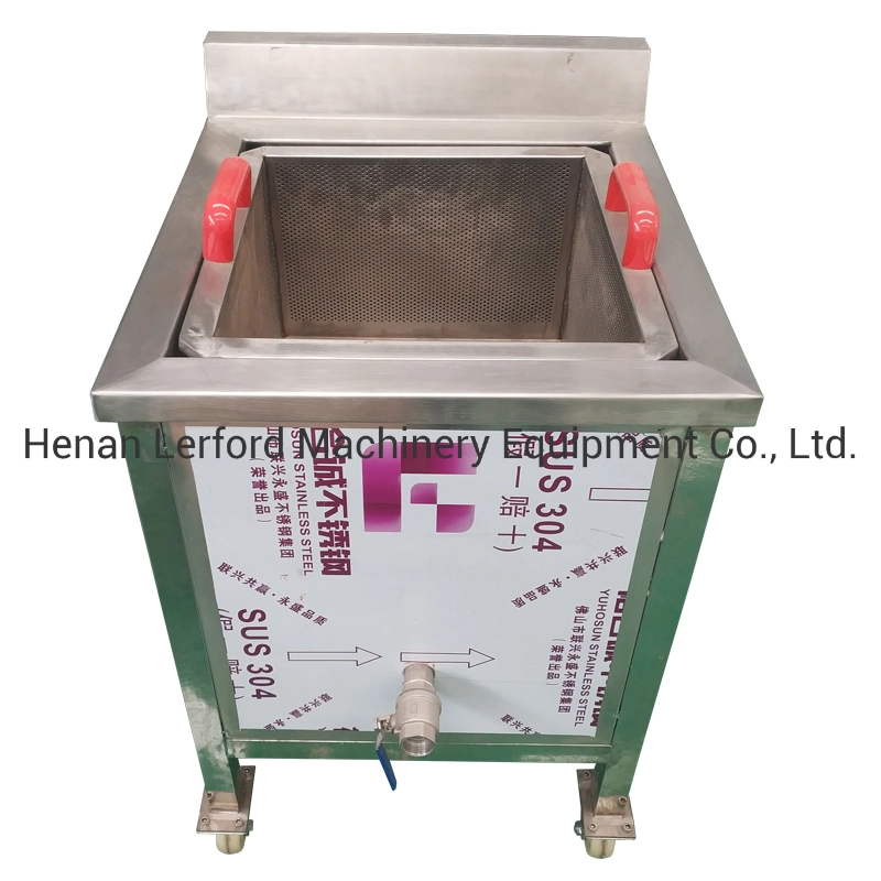 Gas and Electric Automatic Snack Pellet Frying Machine Conveyor Belt Continuous Fryer