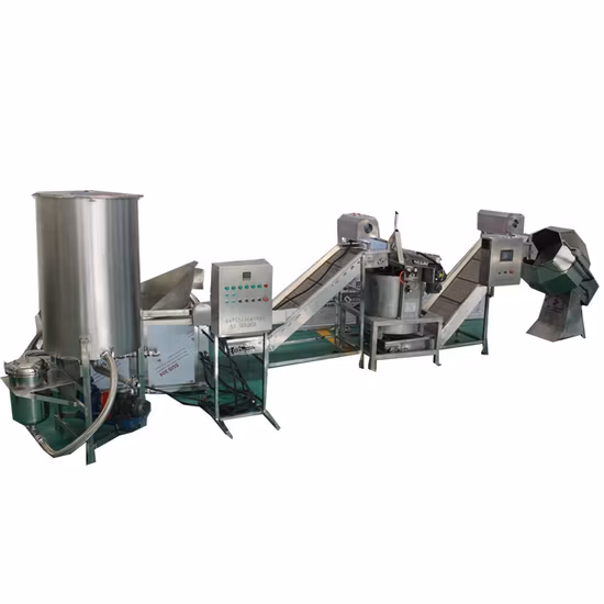 스낵 및 감자칩용 소용량 자동 가스 튀김기