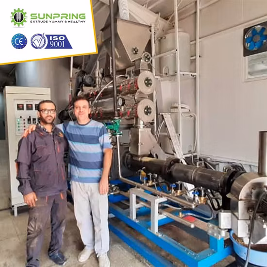 PRO 건식 젖은 개 애완 동물 고양이 동물 치킨 플로팅 싱킹 생선 식품 식품 펠렛 기계 만들기 밀 메이커 압출기 장비 제립기 가공 생산 라인